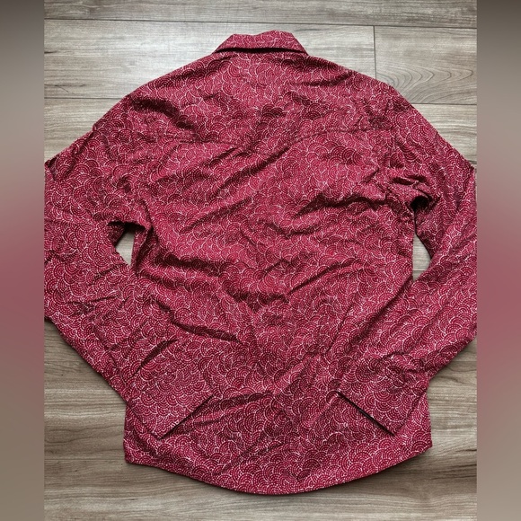 Wrangler Retro Premium Modern-Fit
Long-Sleeve Shirt for Men Snap Sz S NWT Red - Picture 12 of 15